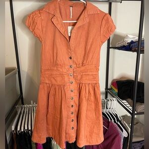 free people denim dress